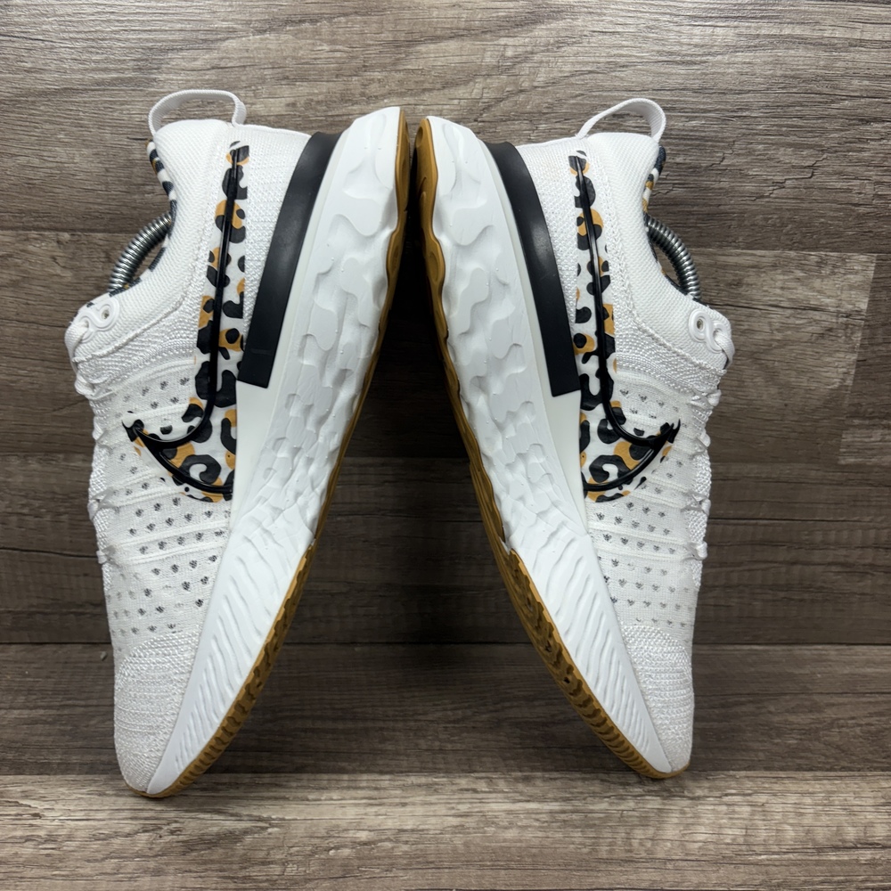 Nike React Infinity Flyknit White Gray Womens US Size 8 DJ5932-001 Running Shoes - Picture 7 of 10